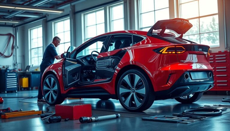 electric car checkup