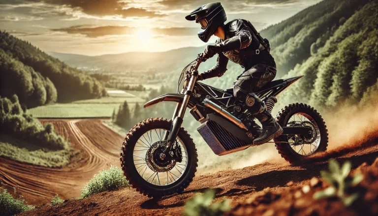 sleek and powerful electric pit bike,