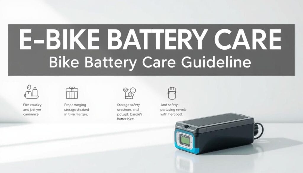E-Bike Battery Care Guidelines E-Bike Battery Care Guidelines