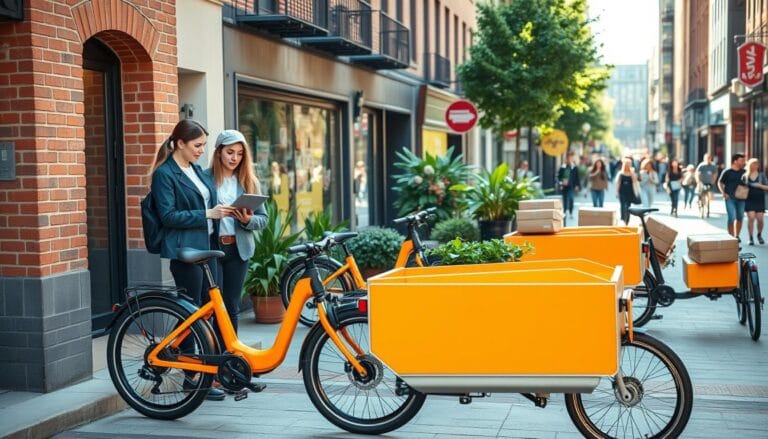 how to start an electric cargo bike delivery business