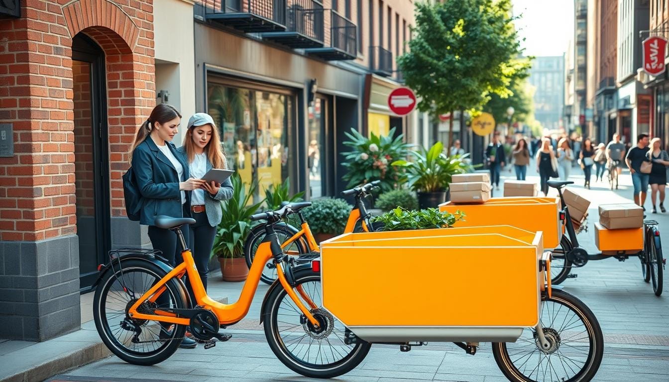 how to start an electric cargo bike delivery business