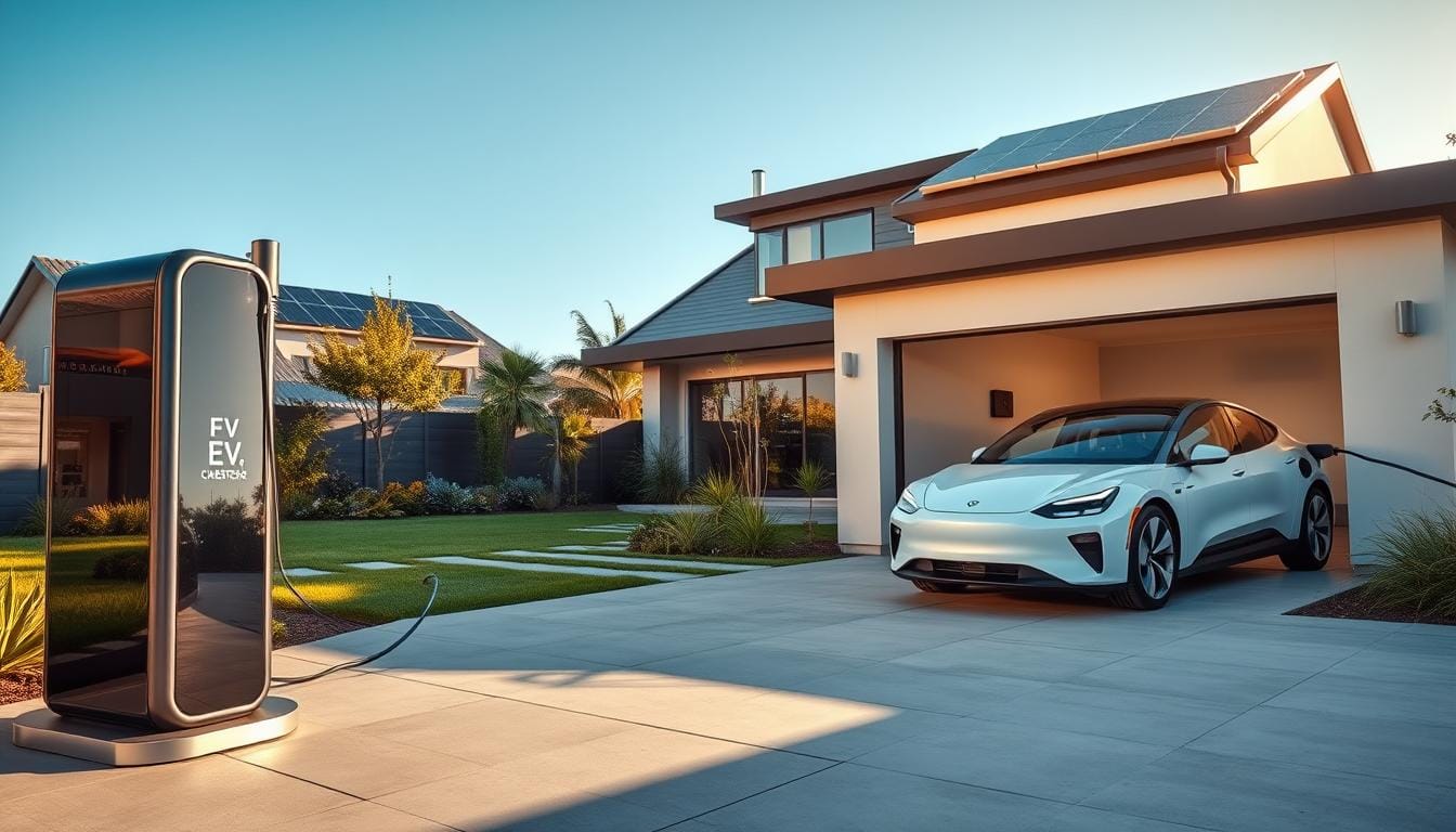 solar powered ev charger for home